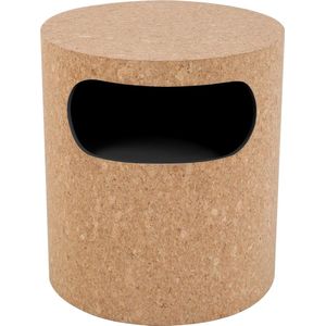 Nachtkastje - Kurk - Zwart - Praktische Opbergmogelijkheid