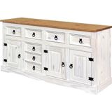 Home affaire Sideboard, Kommode, Ziergriffe und Scharniere aus Metall