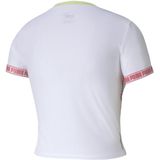PUMA - Last Lap Cropped SS Tee - Sportshirt - Puma White