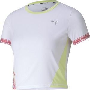 PUMA - Last Lap Cropped SS Tee - Sportshirt - Puma White