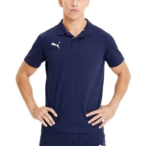 PUMA Herren, teamGOAL 23 Casuals Polo Poloshirt, Peacoat, XXL