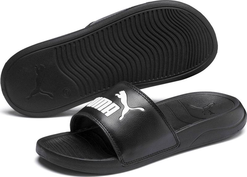 PUMA - Epic Flip v2 - Teenslippers - White/black - Gedessineerd