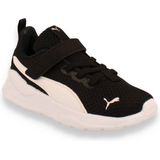 PUMA - Anzarun Lite - Sportschoenen - Zwart/Wit - Bovenwerk van Mesh