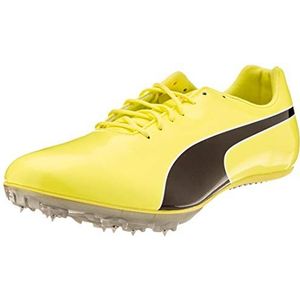 PUMA Evospeed Sprint 10 Sneakers, uniseks, Geel Fizzy Yellow Puma Black, 45 EU