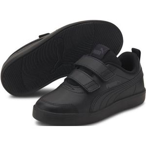PUMA Courtflex V2 V Ps Sneaker uniseks-kind, PUMA BLACK-DARK SHADOW, 29 EU