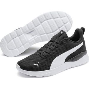 PUMA Anzarun Lite Unisex Sneakers - Black/White - Maat 44.5