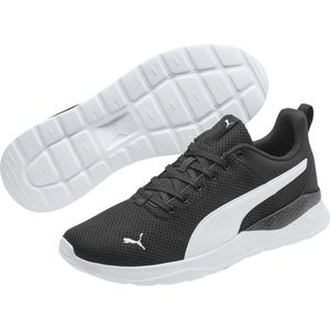 PUMA Anzarun Lite Unisex Sneakers - Black/White - Maat 42.5