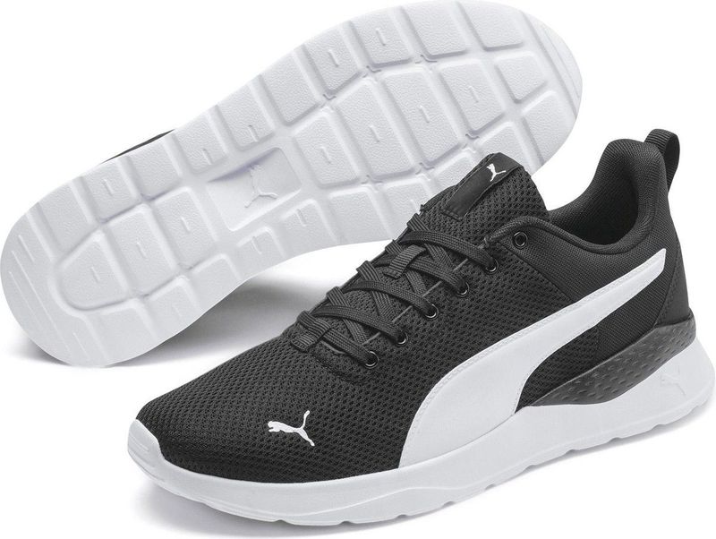 PUMA - Anzarun Lite - Sportschoenen - Zwart/Wit - Mesh