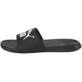 PUMA Popcat 20 uniseks-volwassene Slippers, PUMA BLACK-PUMA BLACK-PUMA WHITE, 48.5 EU