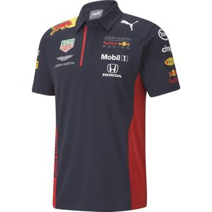 PUMA Amrbr Team Polo - Sportshirt - Rood - Polyester - Team Logo