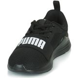 PUMA Wired Run PS Kinder Sneakers - Zwart/Wit - Maat 31