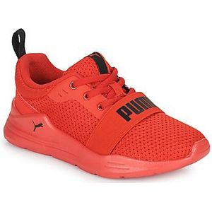 Sneakers Puma Wired Run PUMA. Canvas materiaal. Maten 35. Rood kleur