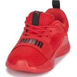 Puma - Wired Run - Kindersneakers - Zwart - Mesh