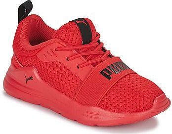 Puma - Wired Run - Kindersneakers - Zwart - Mesh