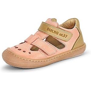 Däumling 070411M 05 meisjes loopsandalen van glad leer met lederen uitvoering, maat, rosé, 24 EU