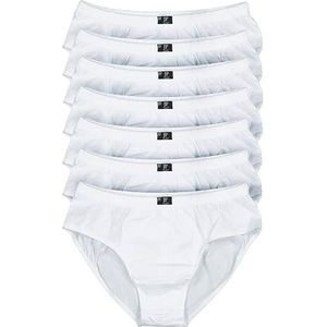 JP 1880 Heren grote maten grote maten Menswear L-8XL slips, 7-pack, onderbroeken 711244, sneeuwwit, 24