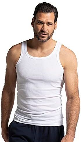 JP 1880 Heren grote maten grote maten Menswear L-8XL tanktop, rib, mouwloos, tot 8XL 782617, wit, 9