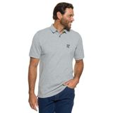JP 1880 Grote maten heren poloshirt Piquee 1/2 DP, donkermarine, L
