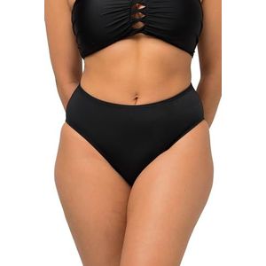 ULLA POPKEN Bikinislip, grote maten slip bikini dames, zwart (zwart 10), 52