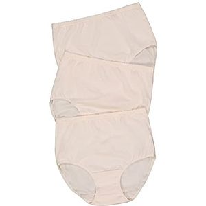 Ulla Popken Dames grote maten plus size slips, verpakking van 3 stuks, parelwit 46+ 795269650-46+, parelwit, 46