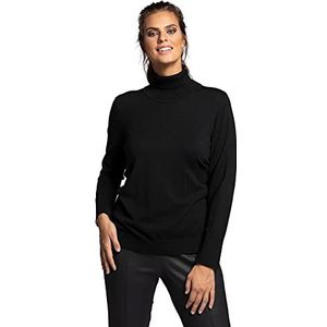 Ulla Popken Grote maten coltrui voor dames, zwart, 42/44 NL