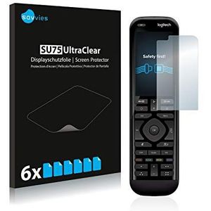 Savvies Screenprotector Logitech Harmony Elite - UltraClear - 6 Stuks