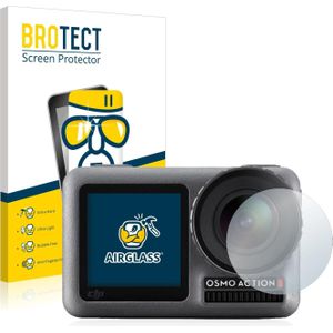 BROTECT - Screenprotector voor DJI Osmo Action (Lens) - Folie Beschermfolie Beschermglas transparant