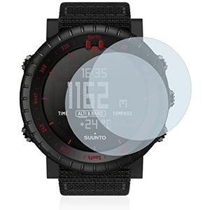 BROTECT Full-Cover Screen Protector voor Suunto Core Black Red (2 Stuks) - Full-Screen Schermbeschermer, 3D Curved