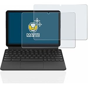 BROTECT 2x Antireflecterende Beschermfolie voor Lenovo IdeaPad Duet Chromebook 10.1"" (Landschapsmodus) Anti-Glare Screen Protector, Mat