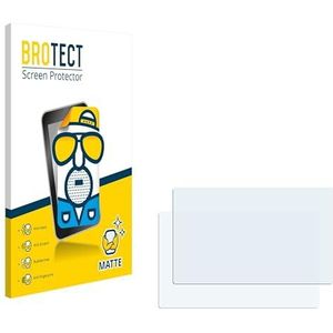 BROTECT - Screenprotector voor Audi A4 B9 2018-2019 MMI Navigation 7"" - Folie Beschermfolie matte (2 Stuks)