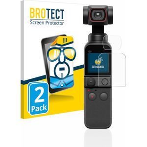 BROTECT Screenprotector Voor DJI Osmo Pocket 2 - Transparant Folie - 2 Stuks