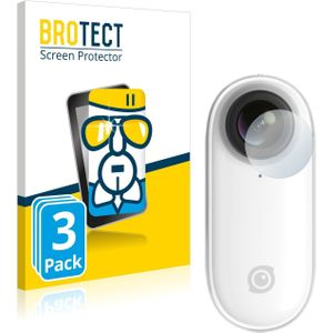 BROTECT - Screenprotector voor Insta360 Go 2 (Lens) - Folie Beschermfolie Beschermglas transparant 3 Stuks