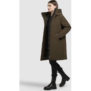 khujo Wintermantel ' NELLEN '  olijfgroen