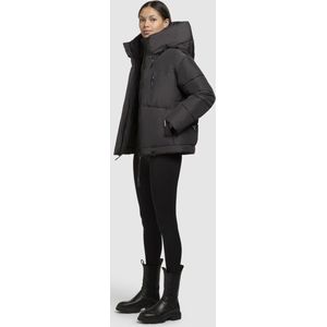 khujo - PEEKE - Gewatteerde Jas - Donkergrijs - Warm Gevoerd