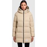 khujo - Tanare3 - Gewatteerde Jas - Beige - Warm Gevoerd