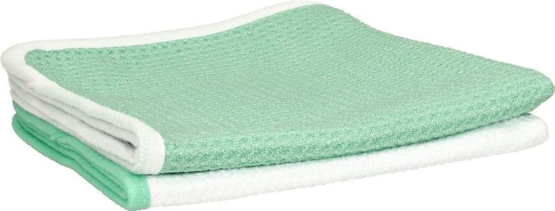 Nuke Guys - Wafelhanddoeken - 2-Pack - 35x35 cm - Microvezel - Honingraatstructuur