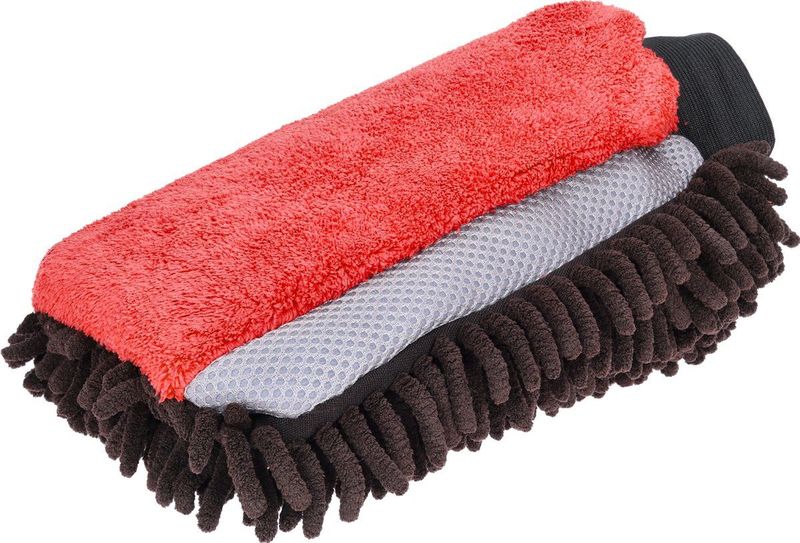 Nuke Guys - 3-in-1 Waswashandje - Chenille - Insectengaas - Microvezel