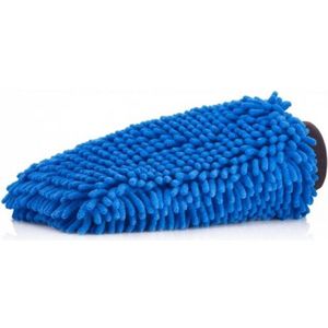 Nuke Guys XL Chenille washandje, autowashandschoen van ultra zachte microvezels, voor een pluisvrije en krasvrije autowas, blauw