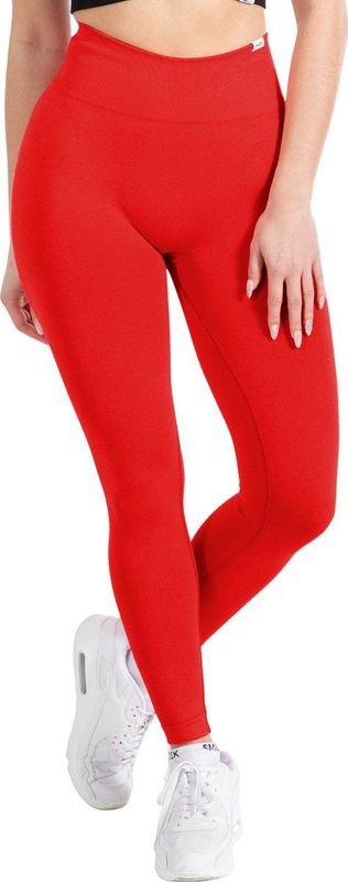 Smilodox - Leggings - Watermeloen Rood - 7/8 Lengte - High Waist - Skinny