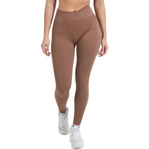 Smilodox - Ripp Leggings - Zwart - Elastisch Materiaal - Hoog Verbond