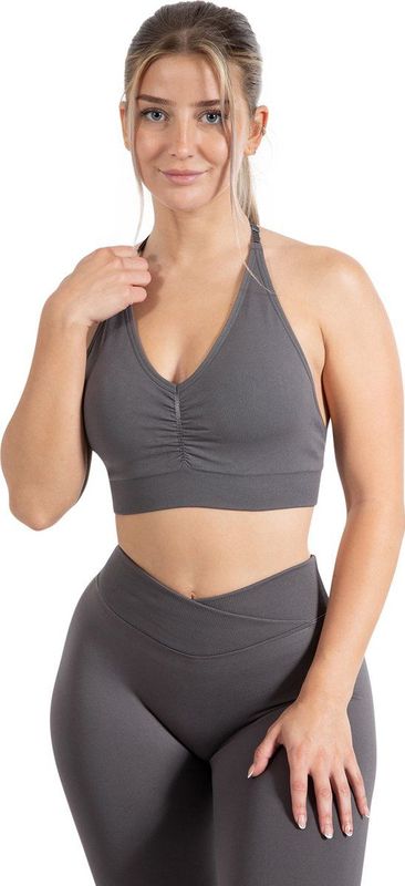 Smilodox - Damessportbeha Theresa - Mouwloze Top - Met Gevormde Pasvorm