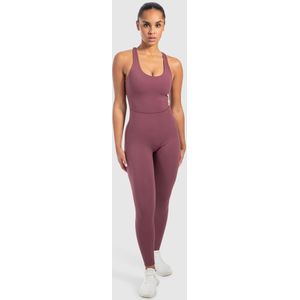 Smilodox - Jumpsuit 'Ilva' - Donkerlila - Lang/maxi - Slanke Pasvorm