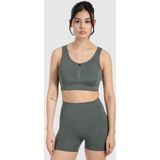 Smilodox - Sportbeha Kathi - Dames - Met Rits Aan De Voorkant - Cups En Bies