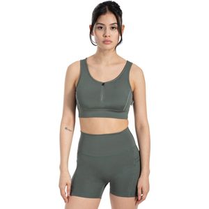 Smilodox - Sportbeha Kathi - Dames - Met Rits Aan De Voorkant - Cups En Bies