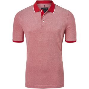 MARVELIS modern fit poloshirt, rood melange
