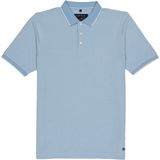 MARVELIS modern fit poloshirt - lichtblauw melange