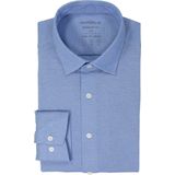 MARVELIS - Jersey Modern Fit - Overhemd - Lichtblauw - Strijkvriendelijk
