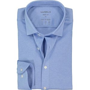 MARVELIS jersey body fit overhemd, lichtblauw tricot
