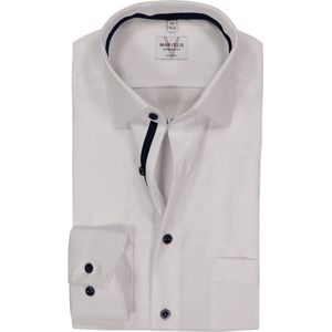 MARVELIS - Modern Fit - Overhemd - Wit - Strijkvrij