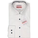 MARVELIS - Modern Fit - Overhemd - Wit - Strijkvrij